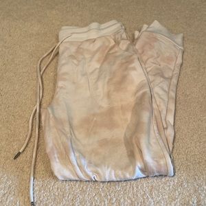 tie dye pink and white sweats